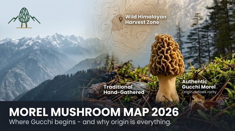 Gucchi Mushroom Map 2026: Where Authentic Himalayan Gucchi Begins